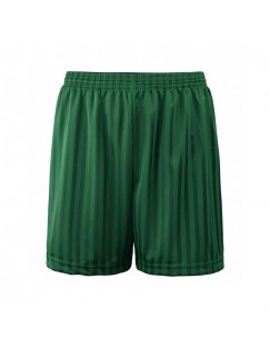 Green Shadow Stripe Shorts