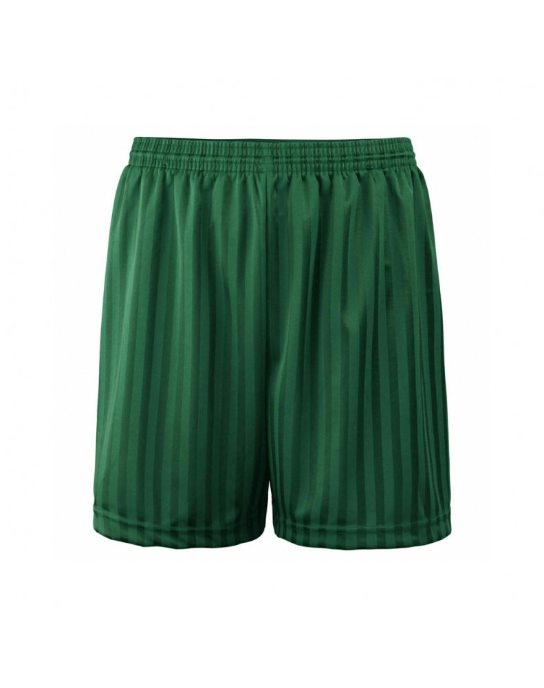 Green Shadow Stripe Shorts