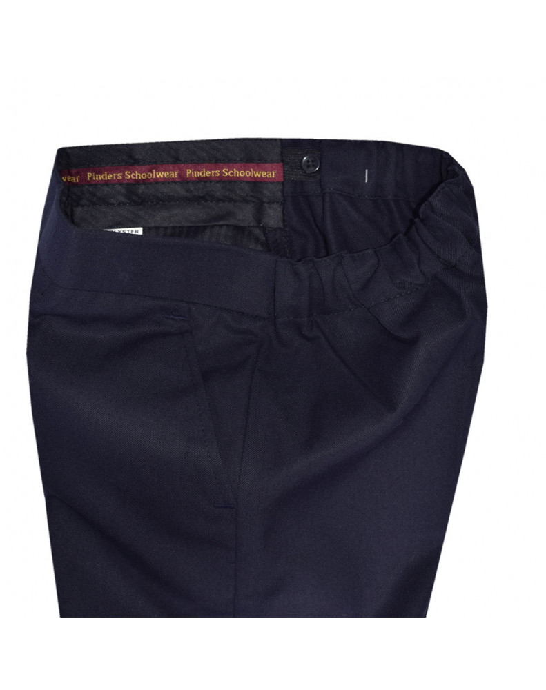Boys Pull Up Trousers Navy 