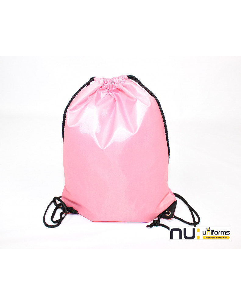 Pink Drawstring Bag 